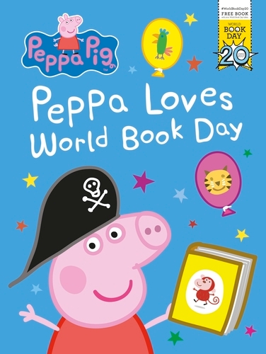Book cover of Peppa Pig: Peppa Loves World Book Day by Peppa Pig