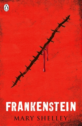 Book cover of Frankenstein by Mary Shelley
