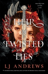 Book cover of Heir of Twisted Lies by LJ Andrews
