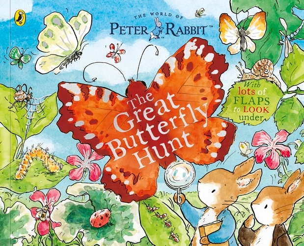 Book cover of Peter Rabbit: The Great Butterfly Hunt by Beatrix Potter